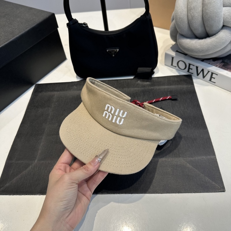 MIUMIU 運動健身空頂帽純棉，無論是騎行跑步 網球，打球， 瑜伽， 還是日常