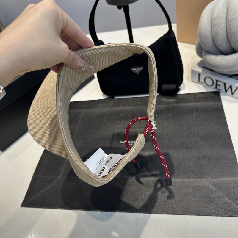 MIUMIU 運動健身空頂帽純棉，無論是騎行跑步 網球，打球， 瑜伽， 還是日常