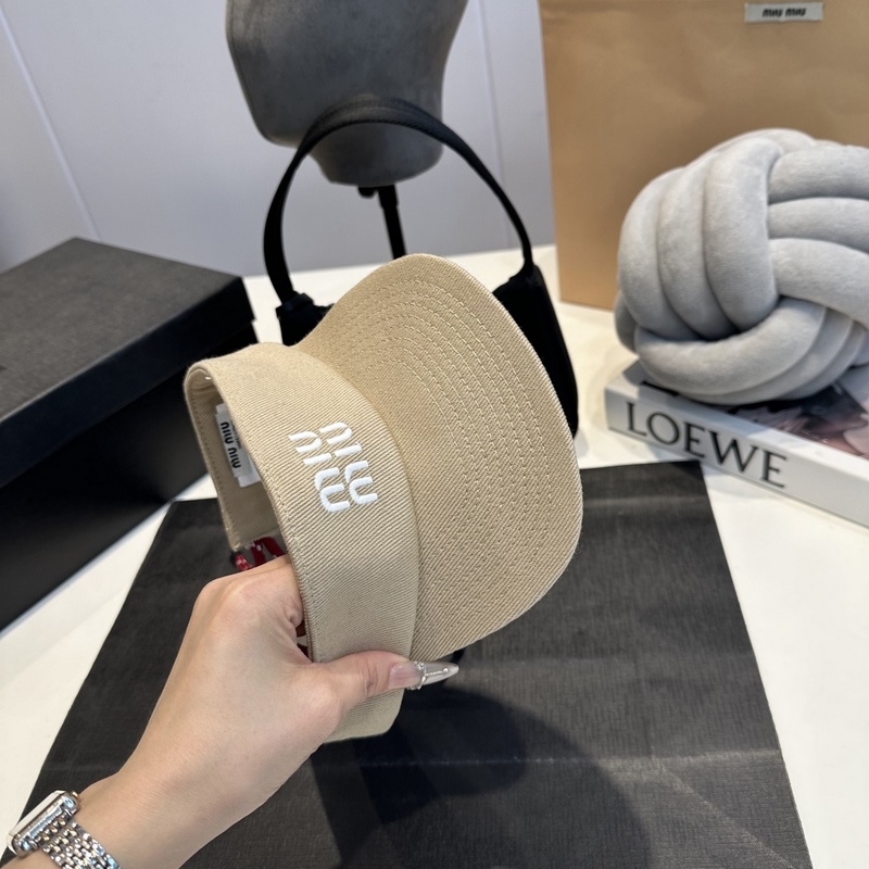 MIUMIU 運動健身空頂帽純棉，無論是騎行跑步 網球，打球， 瑜伽， 還是日常