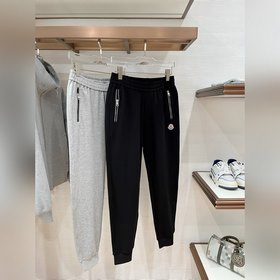 秋冬 蒙口前袋拉鍊帶字母定制設計 正常版型 螺紋褲腳 毛圈面料 M-XXXL