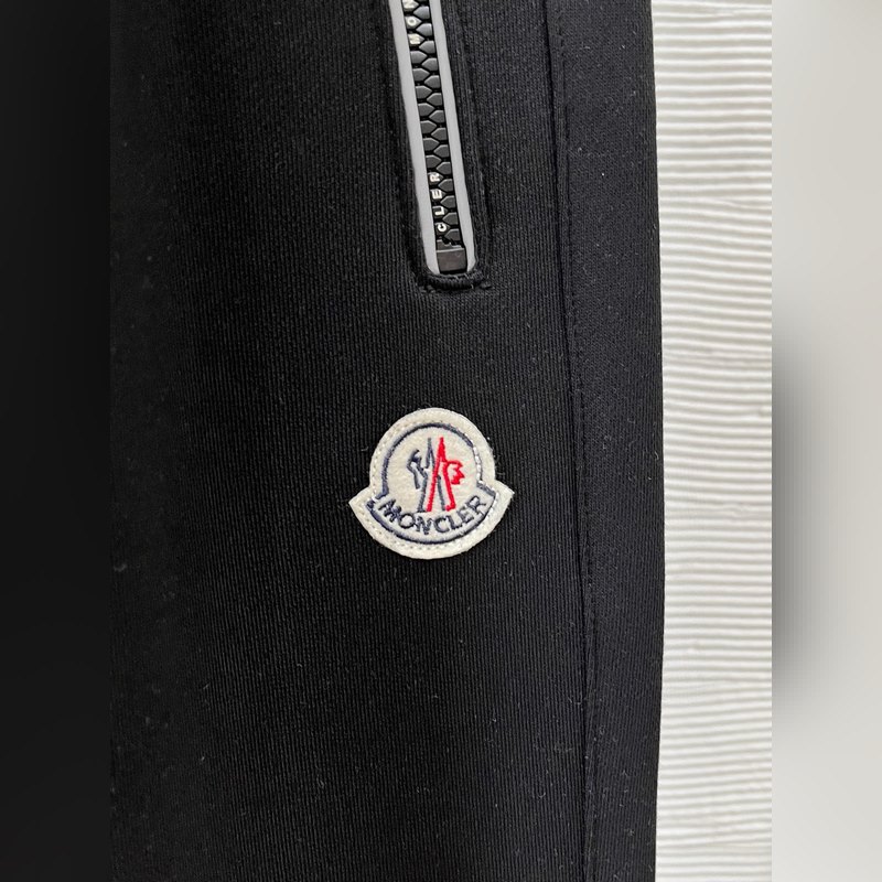 秋冬 蒙口前袋拉鍊帶字母定制設計 正常版型 螺紋褲腳 毛圈面料 M-XXXL