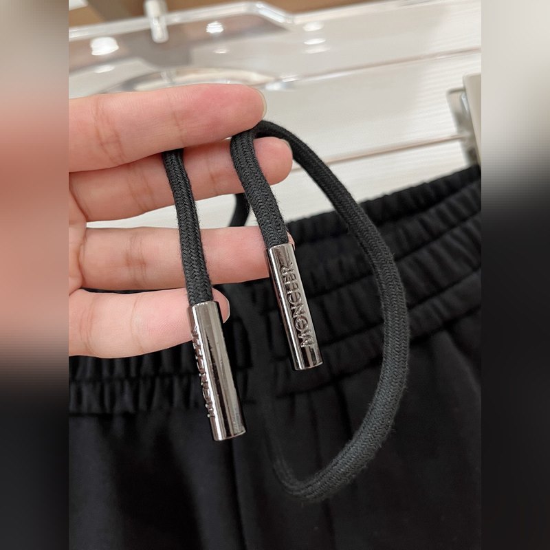 秋冬 蒙口前袋拉鍊帶字母定制設計 正常版型 螺紋褲腳 毛圈面料 M-XXXL