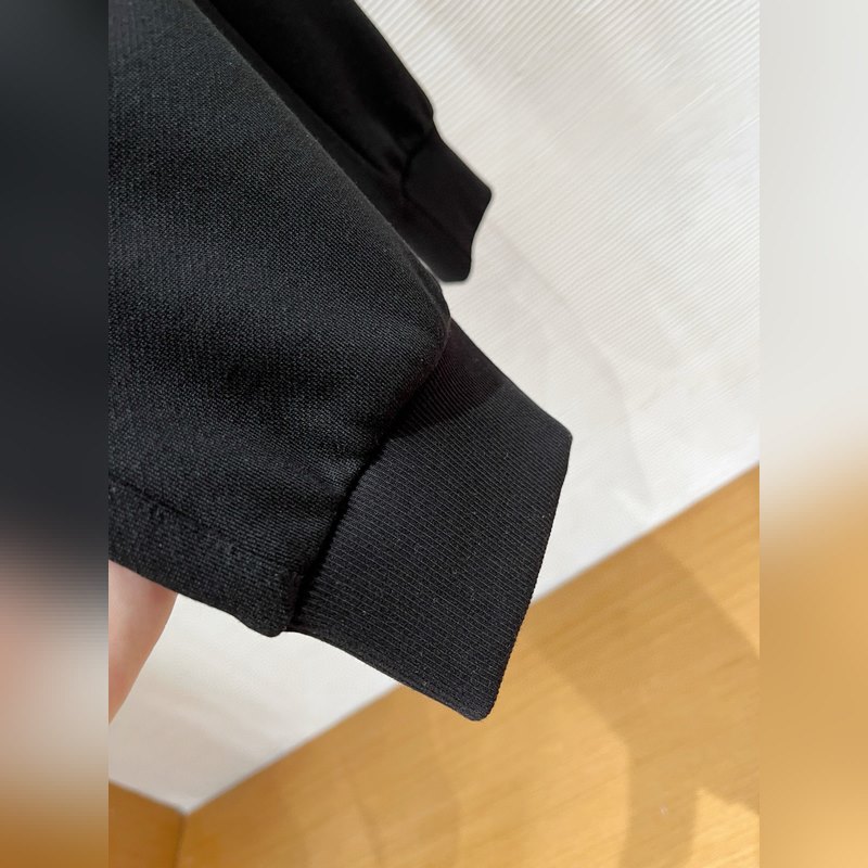 秋冬 蒙口前袋拉鍊帶字母定制設計 正常版型 螺紋褲腳 毛圈面料 M-XXXL