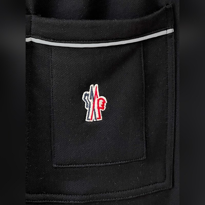 秋冬 蒙口前袋拉鍊帶字母定制設計 正常版型 螺紋褲腳 毛圈面料 M-XXXL