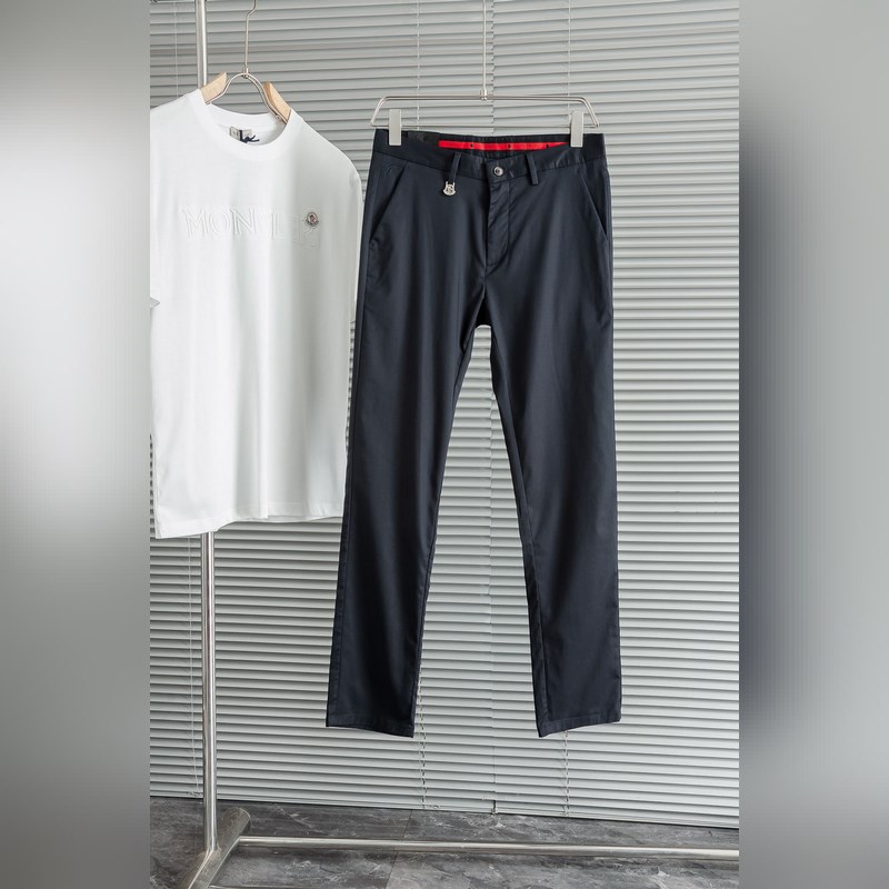 Moncler 蒙口 26ss春夏輕奢時尚定制休閑西褲，簡潔幹練的風格，精緻卓