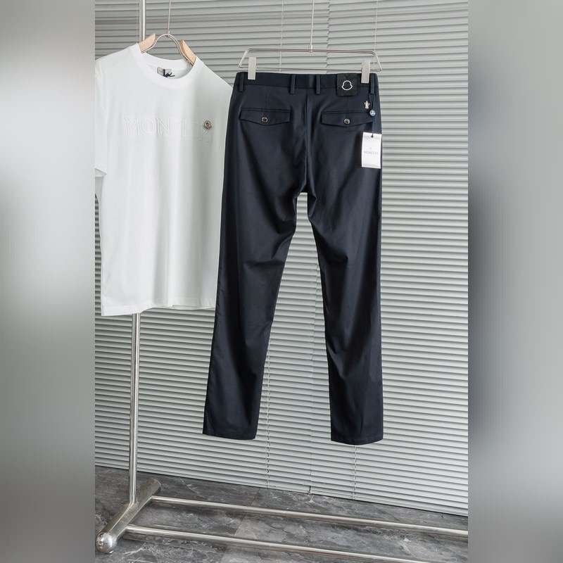 Moncler 蒙口 26ss春夏輕奢時尚定制休閑西褲，簡潔幹練的風格，精緻卓