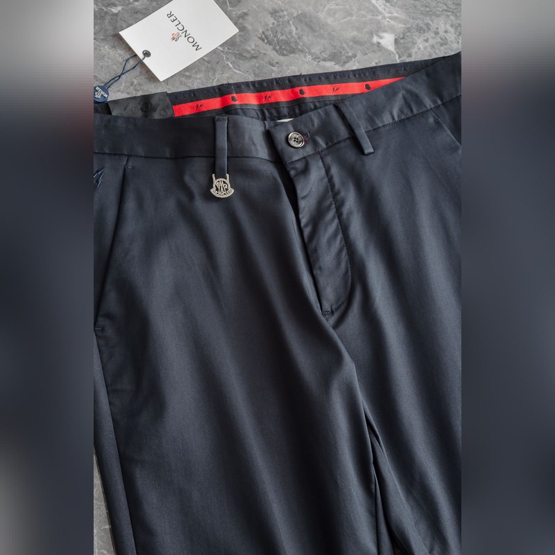 Moncler 蒙口 26ss春夏輕奢時尚定制休閑西褲，簡潔幹練的風格，精緻卓