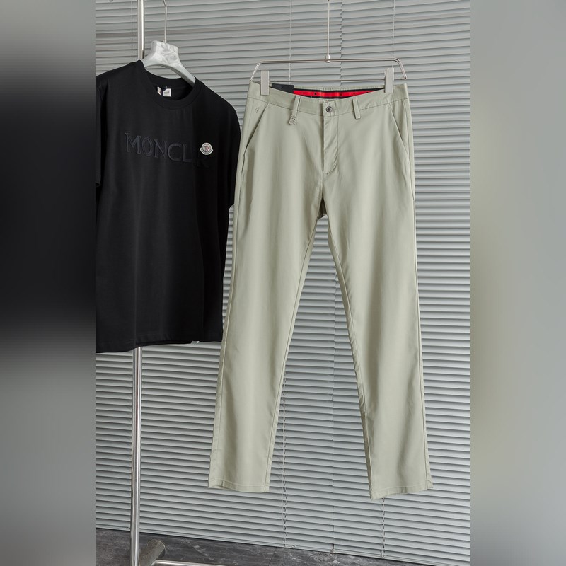 Moncler 蒙口 26ss春夏輕奢時尚定制休閑西褲，簡潔幹練的風格，精緻卓