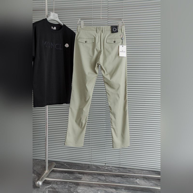 Moncler 蒙口 26ss春夏輕奢時尚定制休閑西褲，簡潔幹練的風格，精緻卓