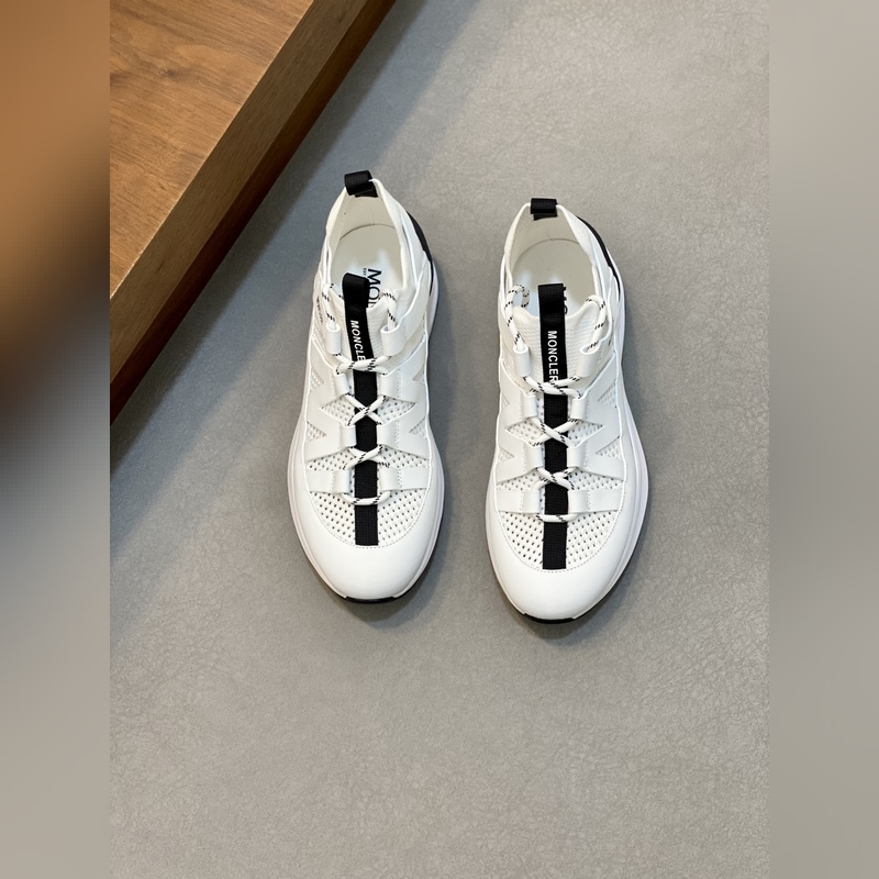 Moncler，蒙口男士休閑運(yùn)動鞋，具有舒適防滑性能，采用一體成型進(jìn)口飛織科技面