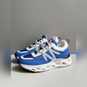 Moncler蒙口 男鞋運動鞋，進口牛皮面、氯丁橡膠 各種材質拼接打造，鞋面采用