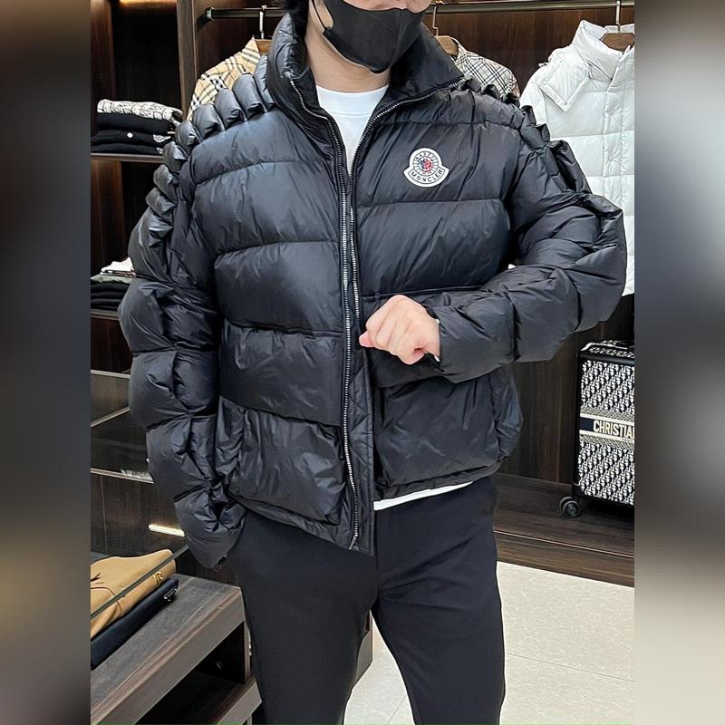 主推羽絨Moncler 2026最新款時(shí)尚設(shè)計(jì)師款羽絨外套 蒙口立領(lǐng)羽絨服，戶外