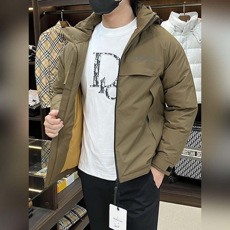 主推羽絨 Moncler 2026最新款時尚設計師款羽絨外套 蒙口連帽羽絨服，戶