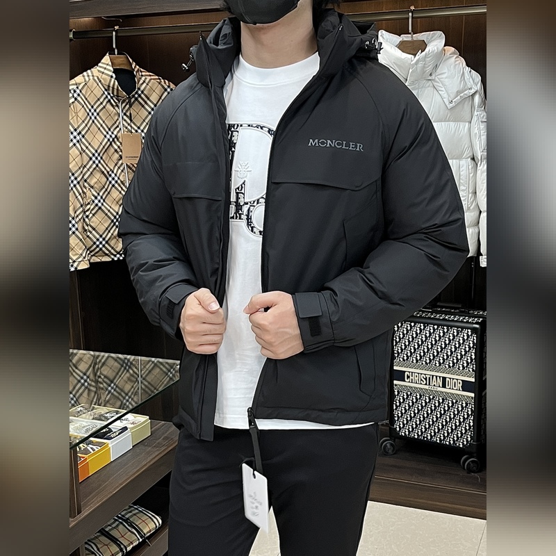 主推羽絨 Moncler 2026最新款時尚設(shè)計師款羽絨外套 蒙口連帽羽絨服，戶