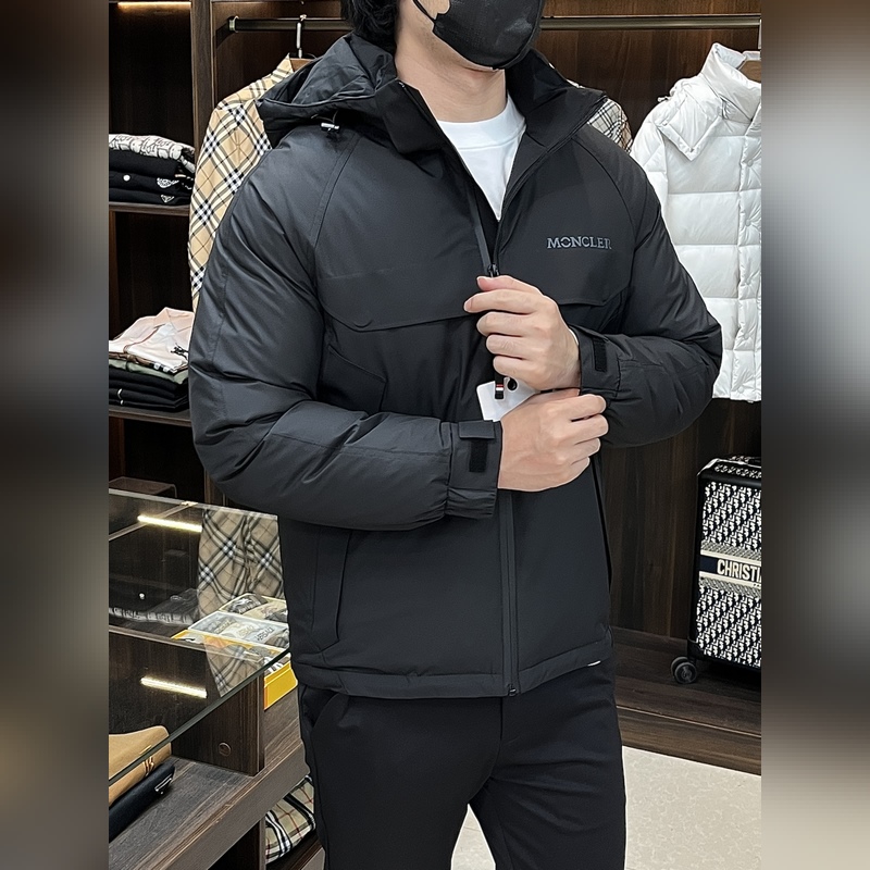主推羽絨 Moncler 2026最新款時尚設(shè)計師款羽絨外套 蒙口連帽羽絨服，戶