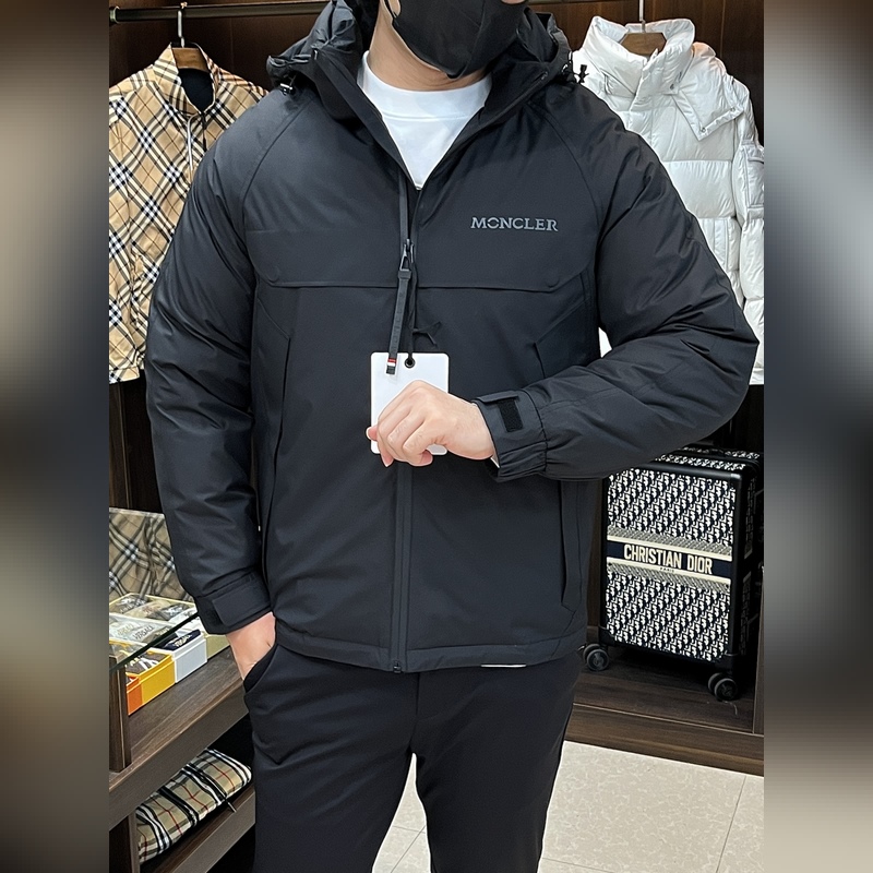 主推羽絨 Moncler 2026最新款時尚設(shè)計師款羽絨外套 蒙口連帽羽絨服，戶