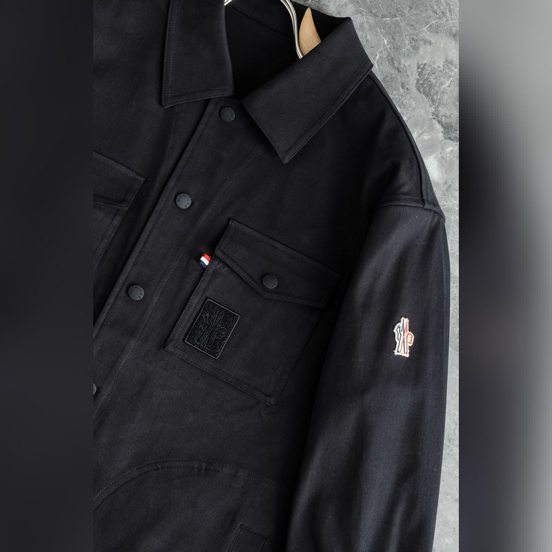 Moncler 蒙口2026FW新品100%全棉休閑時尚套裝#[直筒長褲 翻領外