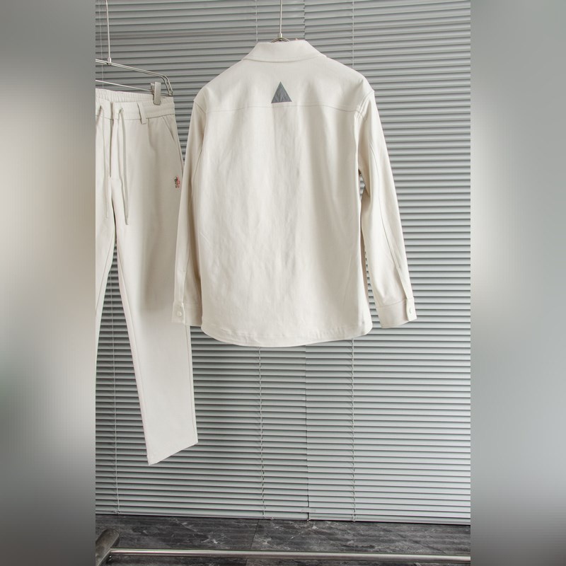 Moncler 蒙口2026FW新品100%全棉休閑時尚套裝#[直筒長褲 翻領外