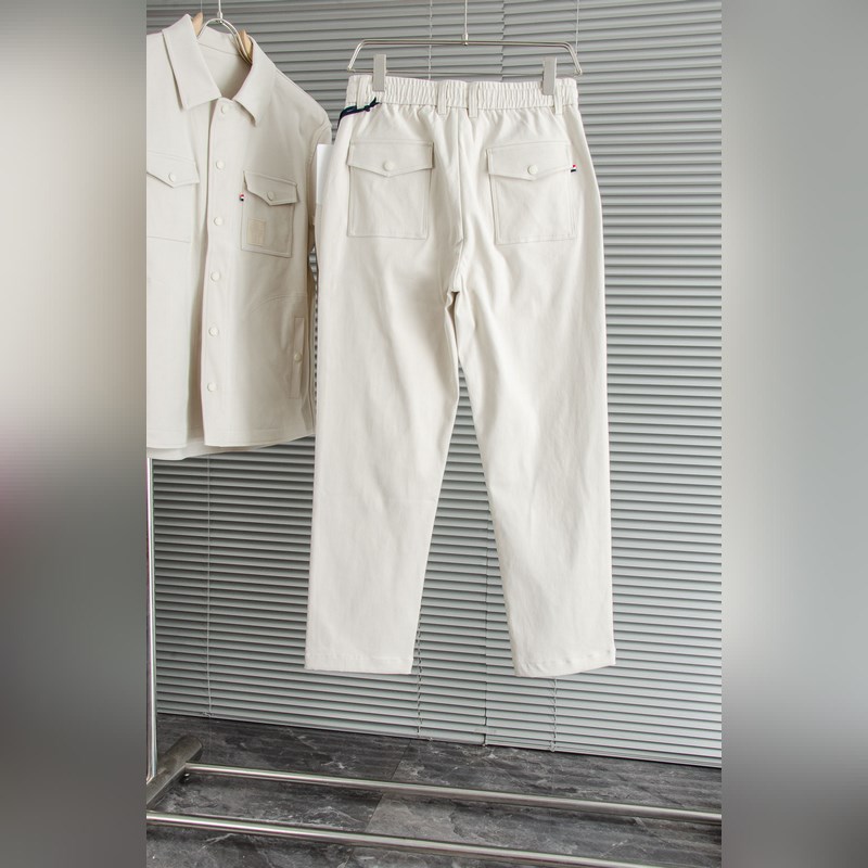 Moncler 蒙口2026FW新品100%全棉休閑時尚套裝#[直筒長褲 翻領外