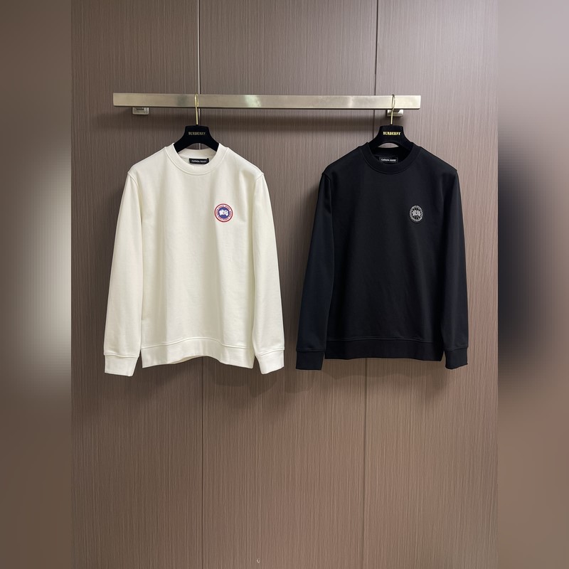 Canada Goose 大鵝 2026Fw早秋仔章經(jīng)典圓領(lǐng)衛(wèi)衣，定制400G面