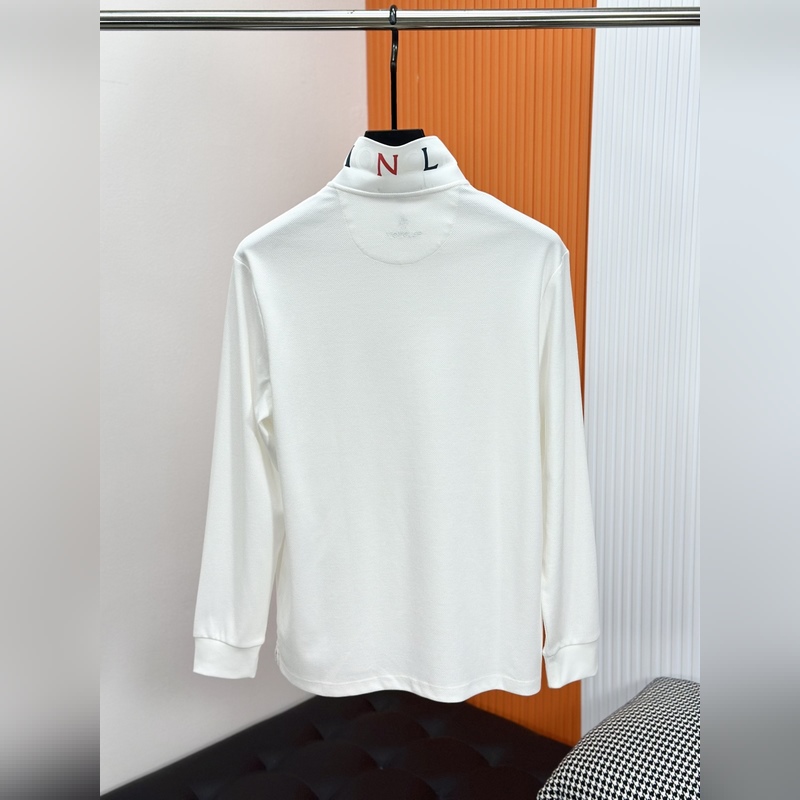 Moncler 蒙口.26ss早秋男士長袖polo衫. 男士翻領商務休閑短袖Po