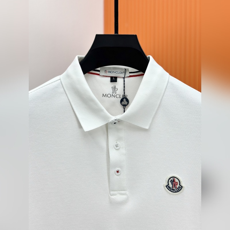 Moncler 蒙口.26ss早秋男士長袖polo衫. 男士翻領商務休閑短袖Po