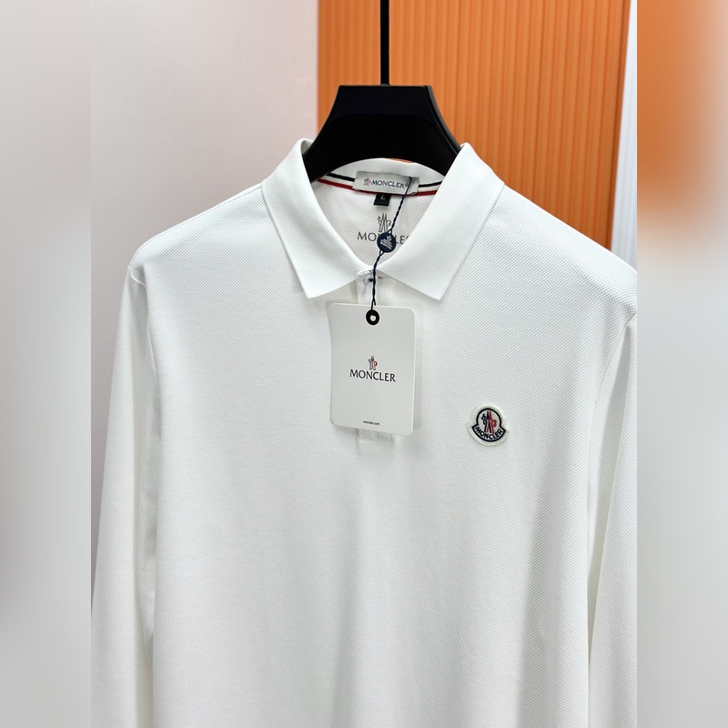 Moncler 蒙口.26ss早秋男士長袖polo衫. 男士翻領商務休閑短袖Po