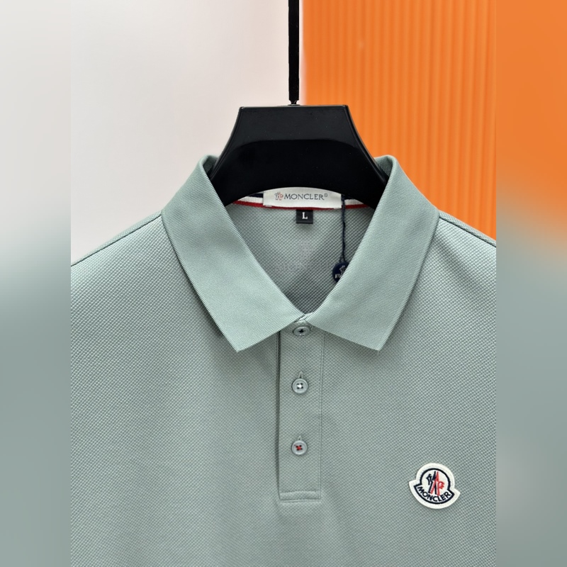 Moncler 蒙口.26ss早秋男士長(zhǎng)袖polo衫. 男士翻領(lǐng)商務(wù)休閑短袖Po