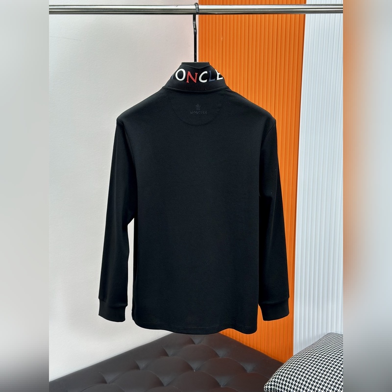 Moncler 蒙口.26ss早秋男士長袖polo衫. 男士翻領商務休閑短袖Po