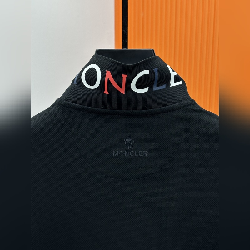 Moncler 蒙口.26ss早秋男士長袖polo衫. 男士翻領商務休閑短袖Po