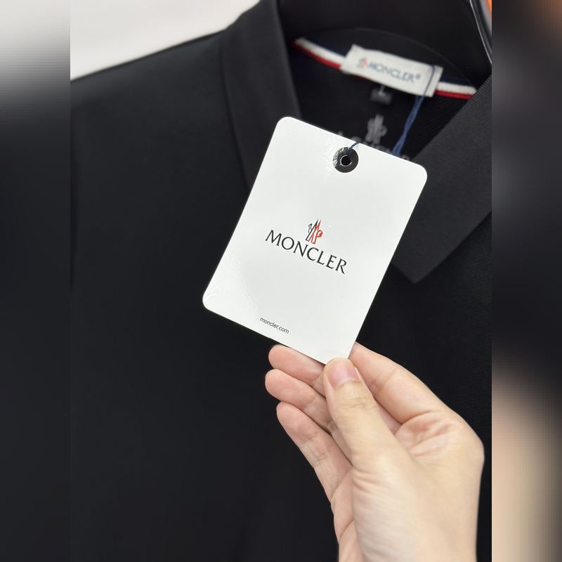 Moncler 蒙口.26ss早秋男士長袖polo衫. 男士翻領商務休閑短袖Po