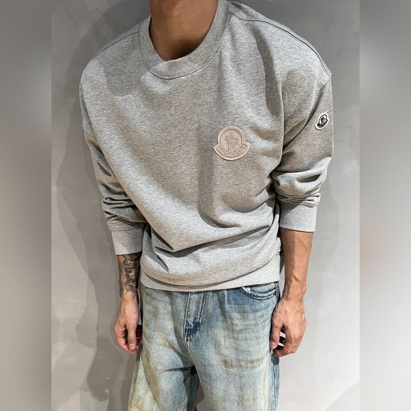 蒙口2026早秋新款刺繡章仔l(wèi)ogo純棉寬松休閑衛(wèi)衣 精選優(yōu)質(zhì)純棉面料，柔軟親膚