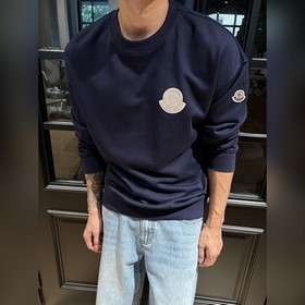 蒙口2026早秋新款刺繡章仔logo純棉寬松休閑衛衣 精選優質純棉面料，柔軟親膚