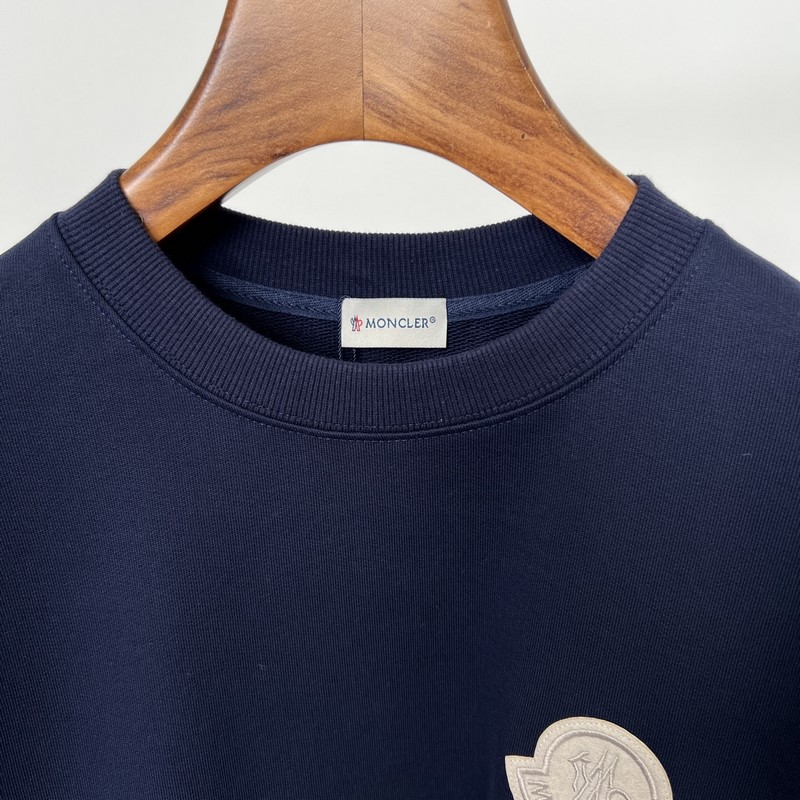 蒙口2026早秋新款刺繡章仔logo純棉寬松休閑衛衣 精選優質純棉面料，柔軟親膚