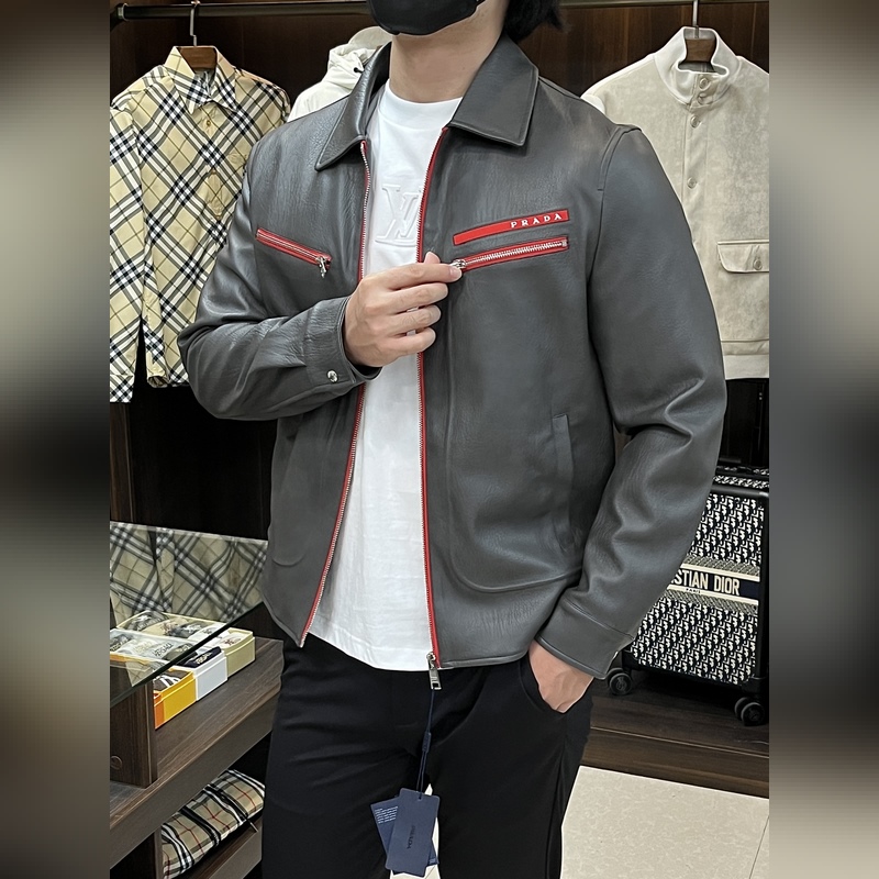 Prada 2026ss早秋新款發布 普拉達翻領夾克外套，秋款外套！穿上就是舒適