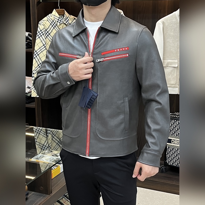 Prada 2026ss早秋新款發布 普拉達翻領夾克外套，秋款外套！穿上就是舒適