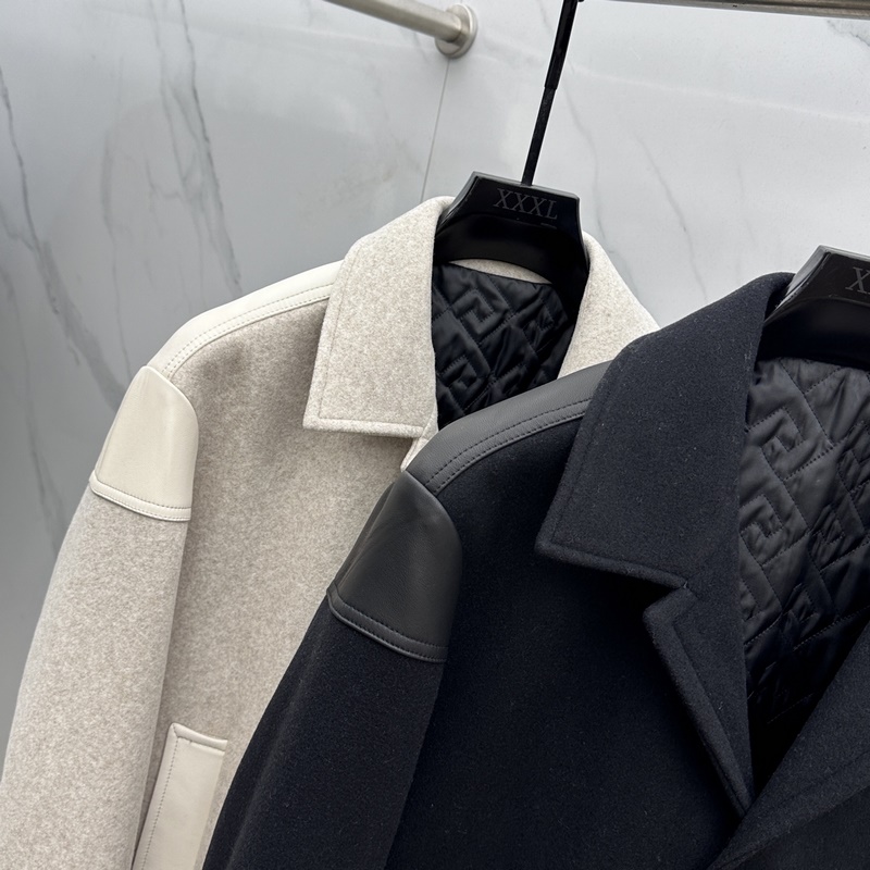 Prada普拉達 2026P家翻領款自帶複古時尚情懷的一款吸睛時尚單品時尚拼皮休