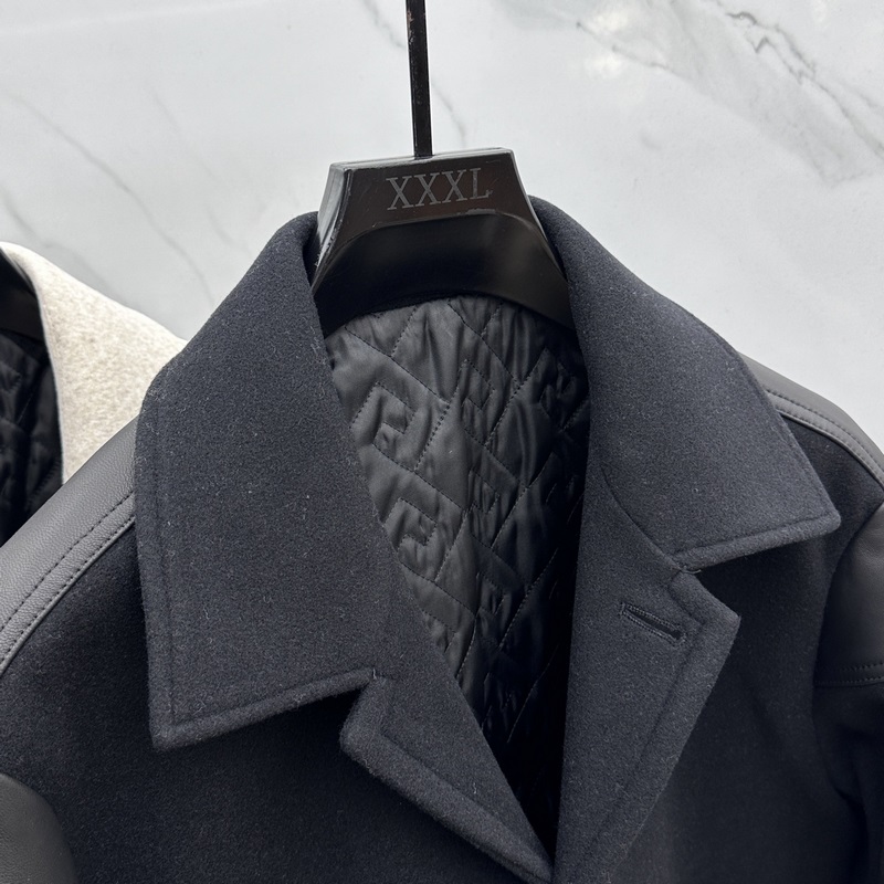 Prada普拉達 2026P家翻領款自帶複古時尚情懷的一款吸睛時尚單品時尚拼皮休