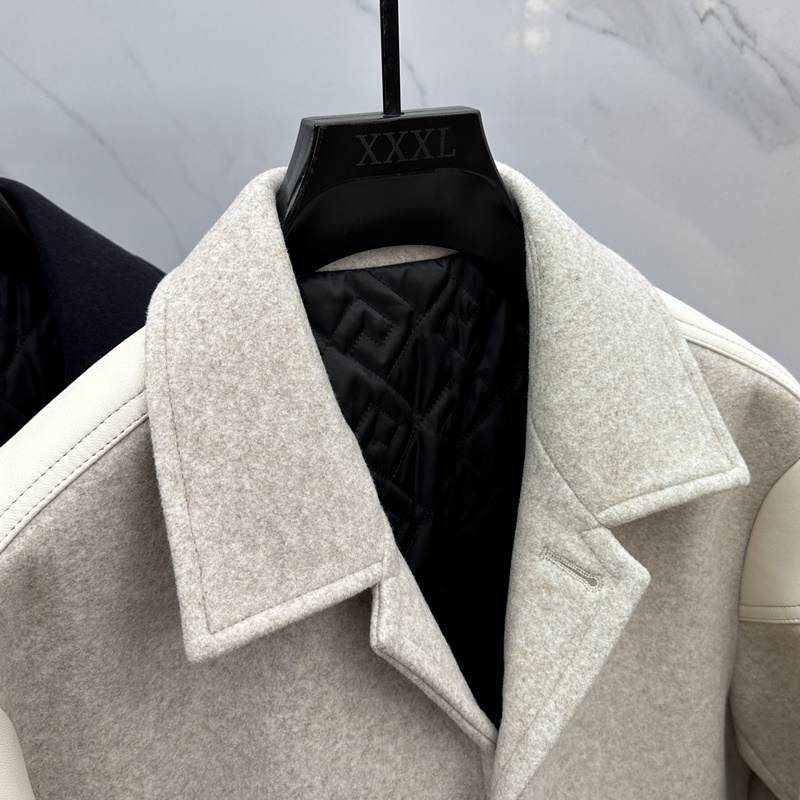 Prada普拉達 2026P家翻領(lǐng)款自帶複古時尚情懷的一款吸睛時尚單品時尚拼皮休