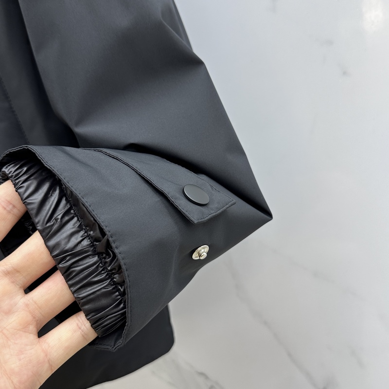 羽絨服 Prada*普拉達 2026秋冬新款男士連帽羽絨服外套，高定面料 國標9