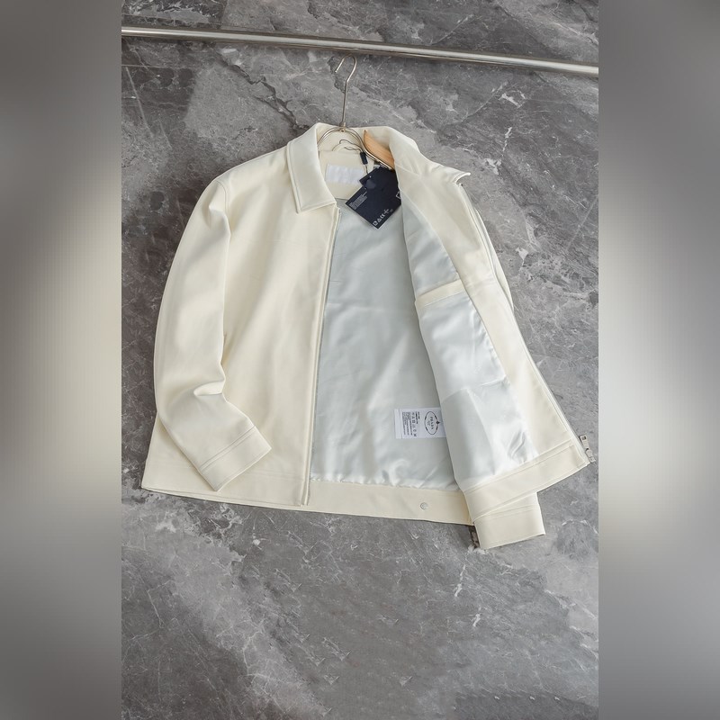 Prada 普拉達 2026FW新品進口仿麂皮絨面料經典翻領男士夾克外套#Ken