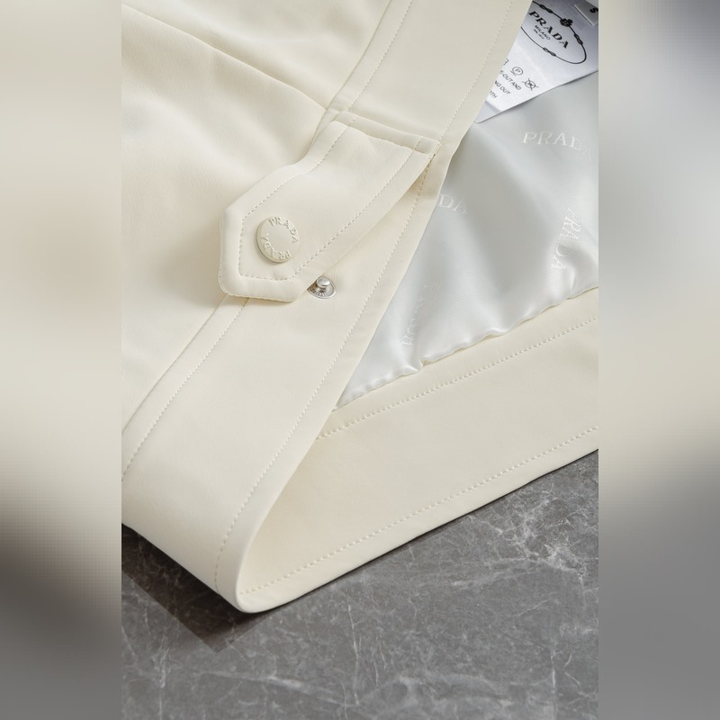 Prada 普拉達 2026FW新品進口仿麂皮絨面料經典翻領男士夾克外套#Ken