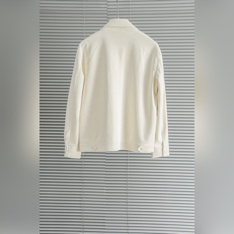 Prada 普拉達 2026FW新品進口仿麂皮絨面料經典翻領男士夾克外套#Ken