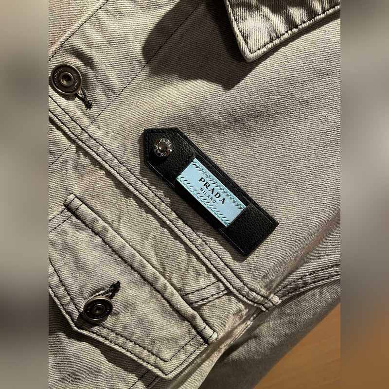 PRA*DA 普拉達 2026秋冬新款男女同款 牛仔夾克外套，新品發售！牛仔蘭高