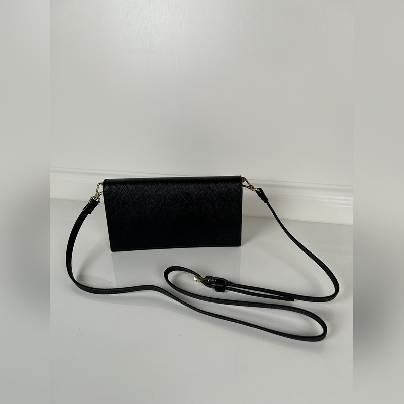 PRADA 普拉達 女士多功能迷你小背包，型號1MF059，翻蓋式卡夾搭配可拆卸