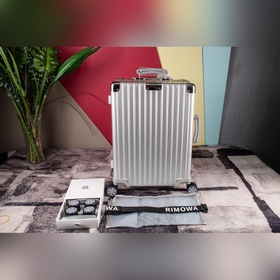Rimowa2026年專櫃新款，彩色皮質(zhì)把手，對(duì)版吊牌，彈跳拉桿，國際海關(guān)鎖，進(jìn)