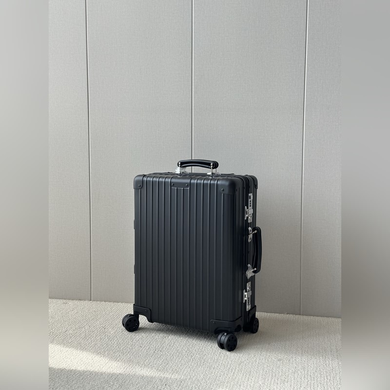 黑色~assic fight 系列973複古全鋁鎂合金登機(jī)箱 行李箱，托運箱，旅