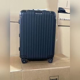 R家全牛皮款 distinct系列，預(yù)售 21寸登機(jī)箱 黑色，藍(lán)色 簡(jiǎn)介說明 1