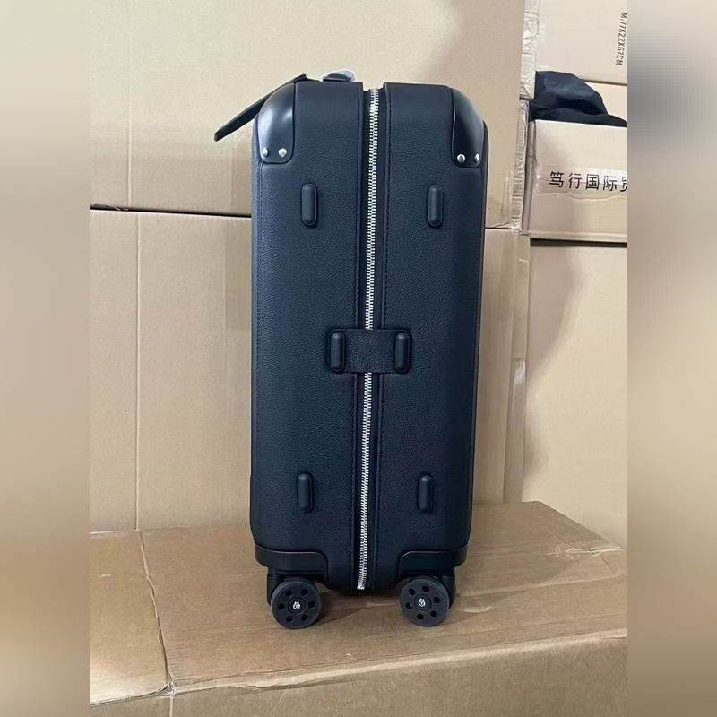 R家全牛皮款 distinct系列，預售 21寸登機箱 黑色，藍色 簡介說明 1