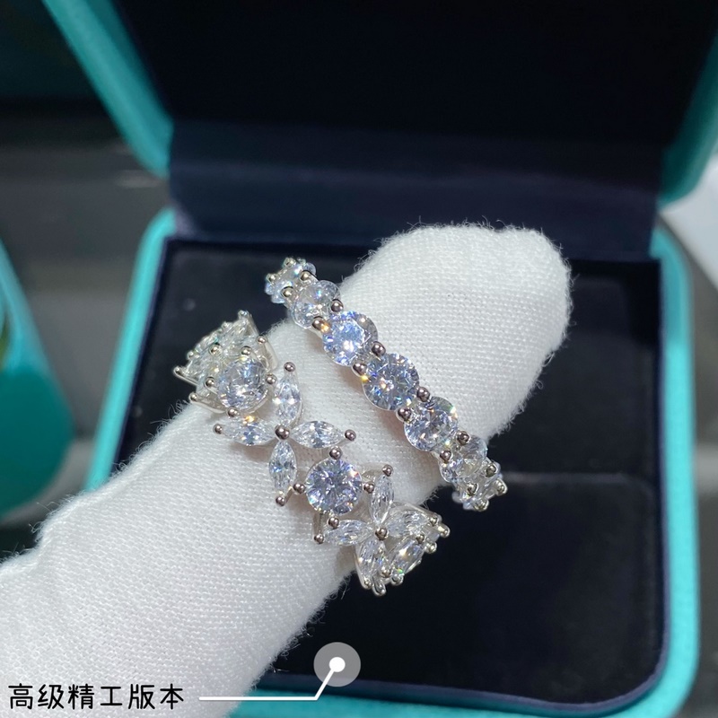 1289 2 5 1640140 (碼數(shù)5678)  蒂芙尼粗滿鑽戒指 非常棒